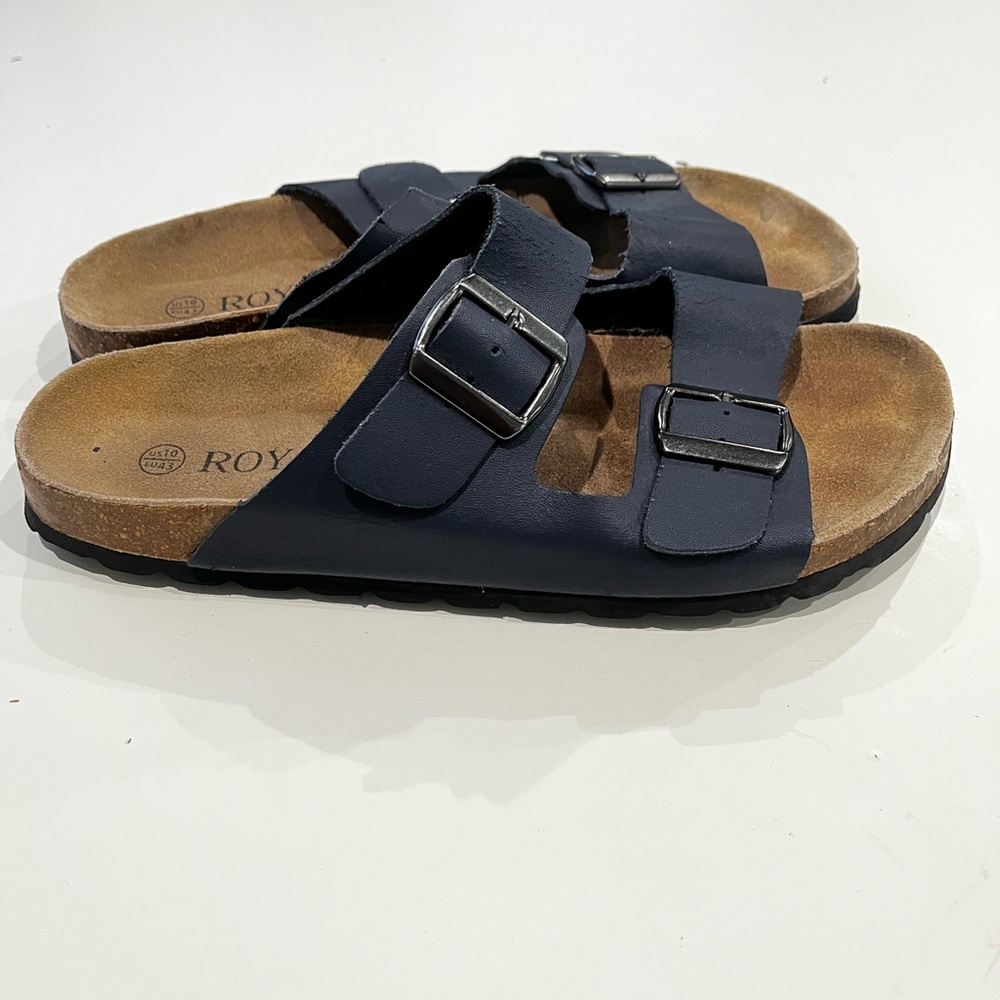 Faux Leather Sandals